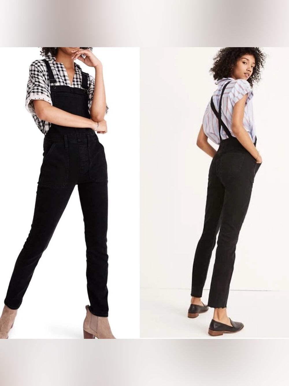 Madewell Skinny Overalls in Lunar Wash